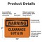 Signmission Clearance 9 Ft 6 In, 10 in W x Rectangle, Plastic OS-2PACK-WS-P-710-L-12022 - alternate 4